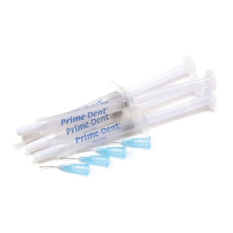 PrimeDent Dental Silane Bond Enhancer Kit 4 x 1.2 mL Syringe with 8