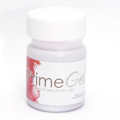 Prime-Gel Raspberry flavored Topical Anesthetic (Benzocaine 20%) Gel, 1 oz. Jar