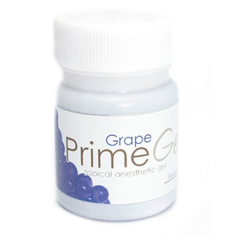 Prime-Gel Grape Topical Anesthetic Gel, Benzocaine 20%, 1oz Jar, 1/Pk. Made in USA