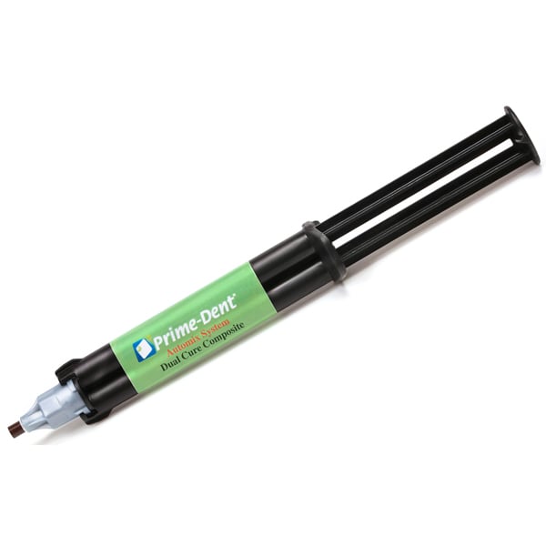 Prime-Dent Dual Cure Composite Luting Cement, White Opaque, 10g Refill Syringe, 1/Pk