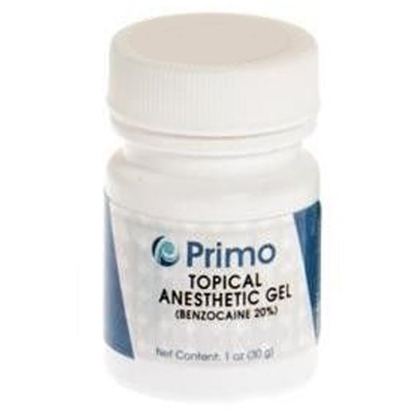 Primo Topical Benzocaine Gel 20% - Grape, 1oz Jar