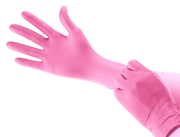 Primo Chloroprene Exam Gloves X-Small, 200/Pk. Pink, Powder Free. The flexibility of latex