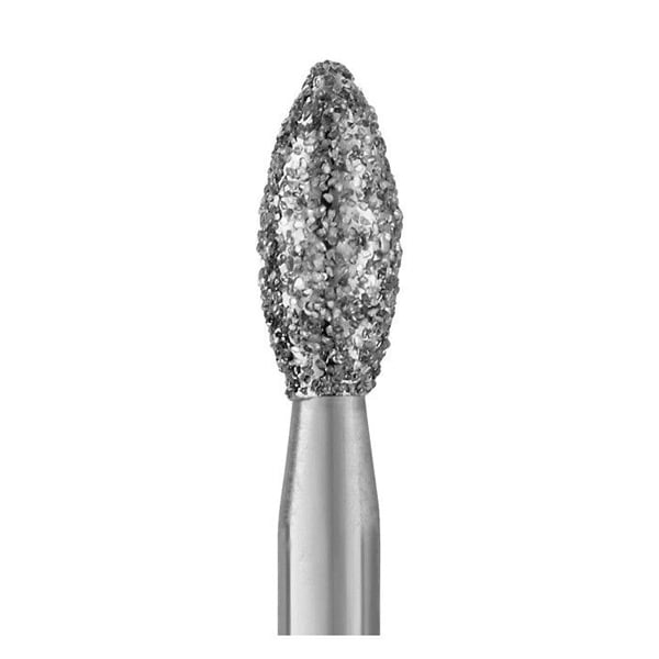 Primo #368-023 Fine Grit Pointed Football Shaped Disposable Diamond, 25/Pk