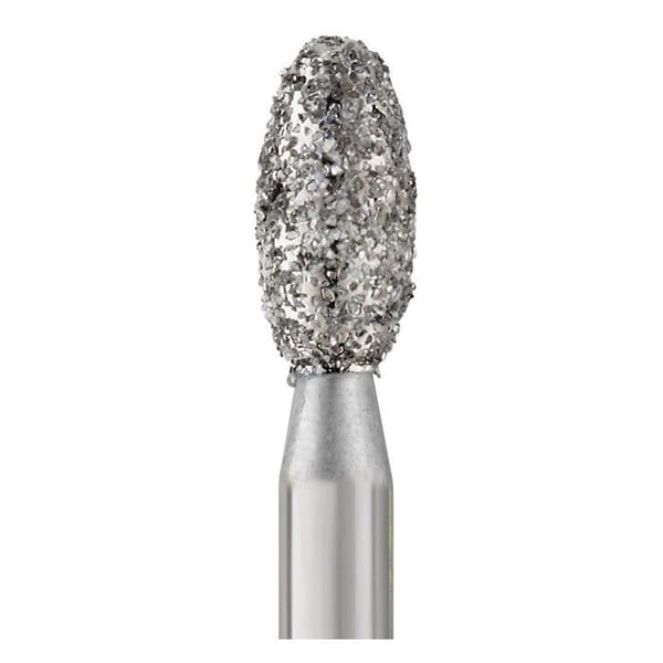 Primo #379-023 Coarse Grit Football Shaped Disposable Diamond, 25/Pk