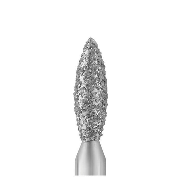 Primo #868-018 Coarse Grit Flame Shaped Disposable Diamond, 25/Pk