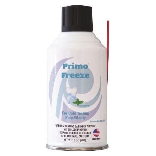 Primo Freeze Refrigerant Spray Spearmint 10oz. Comes with a Pinpoint Application Straw, Cools