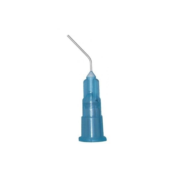 Primo Pre-Bent Etch Tips, 100/Pk. 25 gauge, Blue