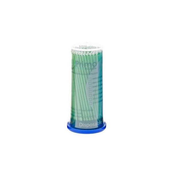 Primo Micro Applicators Regular Tip, Green. 100/Pk