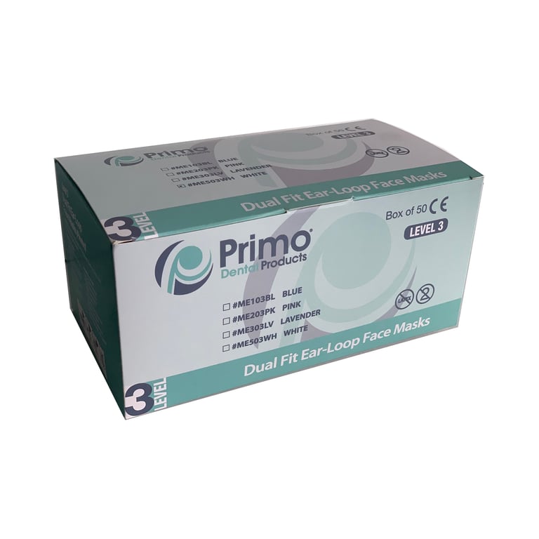 Primo Premium Procedural Ear-loop Mask, Lavender,