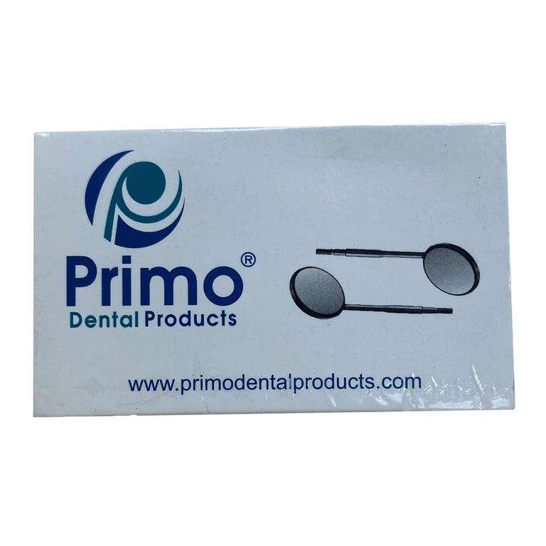 24-Pack #4 Front Surface Mouth Mirror Heads – 22mm Cone Socket – Dental Grade By Lenox INS