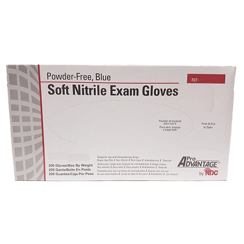 ProAdvantage Nitrile Exam gloves: X-Small, Non-Sterile, Powder-Free, Textured, Soft & Flexible
