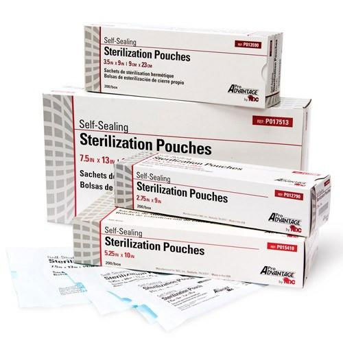 ProAdvantage 3.5" x 9" Sterilization Pouch, 4000/Cs. Self Seal Paper