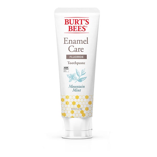 Burt's Bees Enamel Defense Toothpaste, Mountain Mint, 12 - 4.7 oz Tubes ...