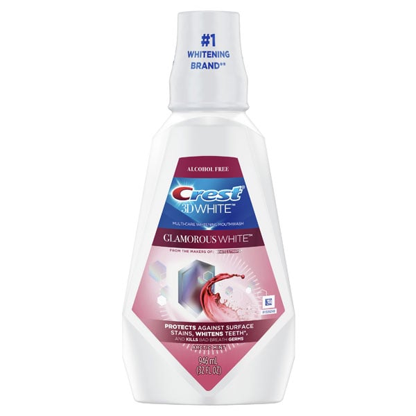 Crest 3D White Glamorous White Mouthwash, 946mL (32 fl. oz