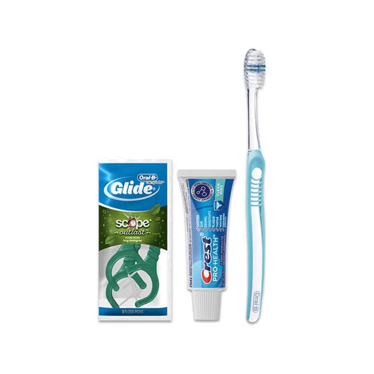 Crest OralB Basic Solutions Manual Bundle with Glide Floss Picks, 144