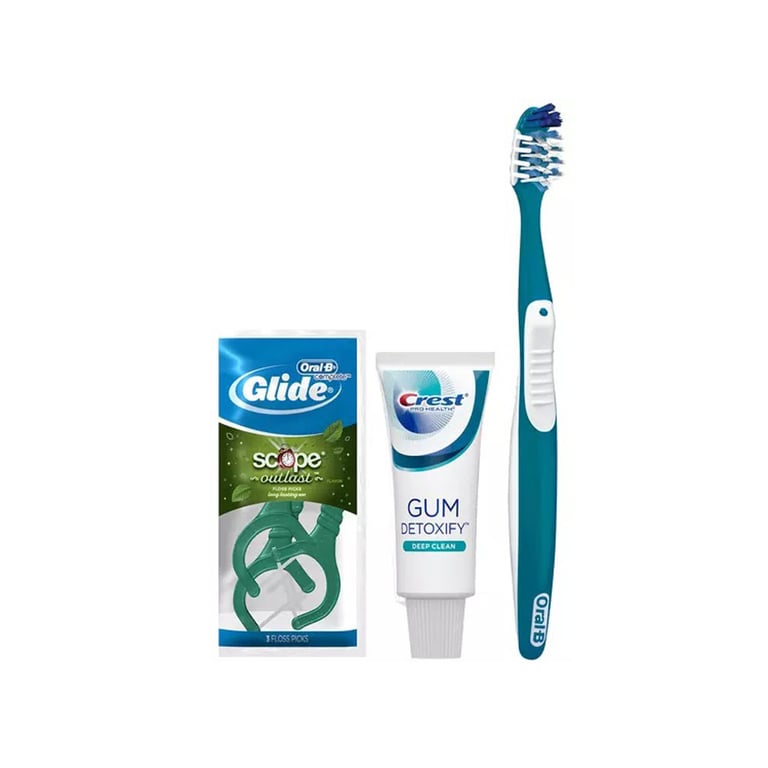 Crest OralB Gingivitis Manual Solution Bundle with Glide + Scope