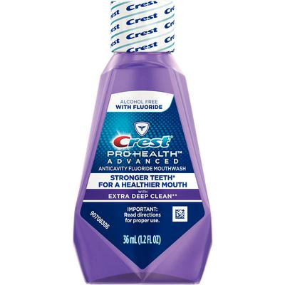 Crest Pro-Health Advanced Mouthwash with Extra Deep Clean Rinse, clean mint flavor. Case of 48