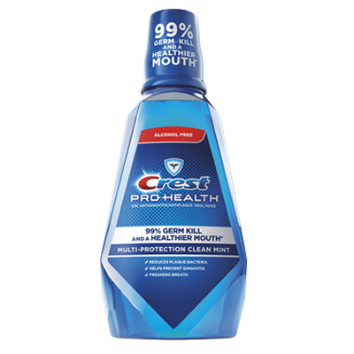 Crest Pro-Health Multi-Protection Mouthwash, Refreshing Clean Mint, Alcohol-free formula, 1 liter