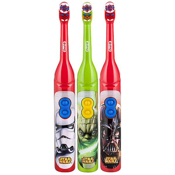 Oral-B Stages Star Wars Power Disposable Toothbrush, 4/box, for ages 3 and up, ultra soft