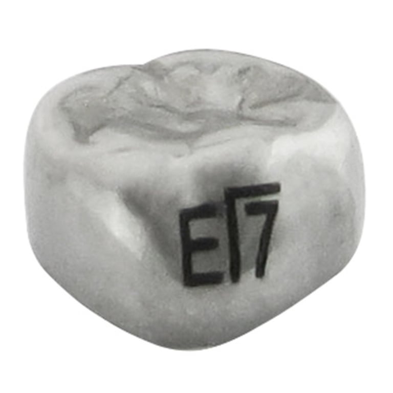 K2 Dental Stainless Steel Crown, 2nd Molar, Lower Left, Size 7, 5/Pk. Unit measures 1.5 x 1.5 x