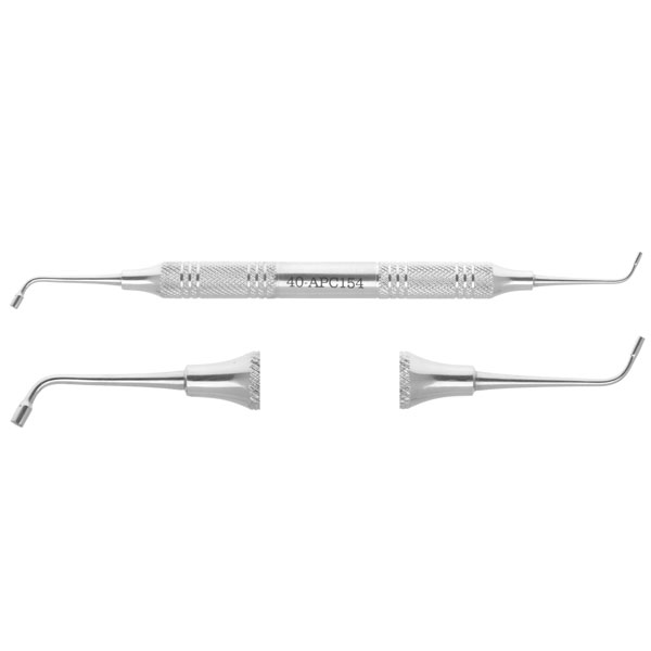 ProDent USA 154 English Pattern Plugger, 1.4mm & 2.4mm Serrated Ends