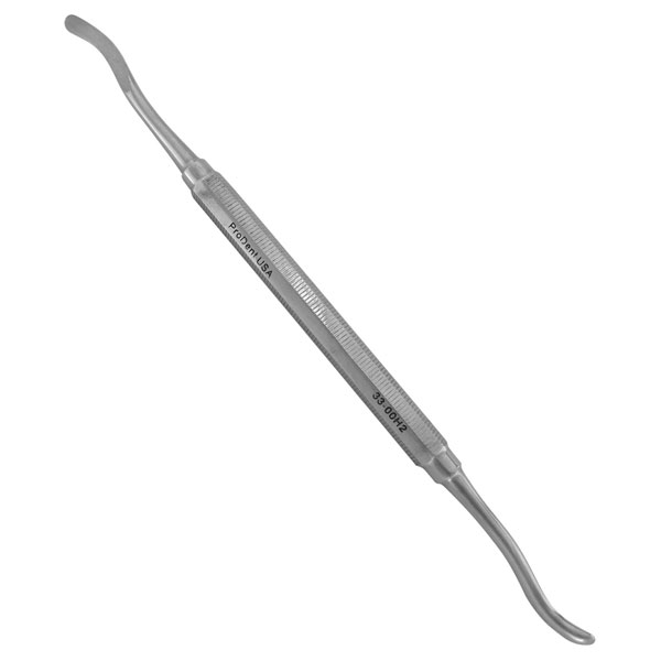 ProDent USA #2 Hopkins Periosteal Elevator, 3.5 mm Curved