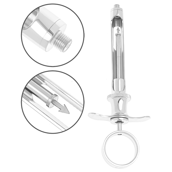 ProDent USA Cook-Waite type 1.8 cc Aspirating Syringe. Quality-made of stainless steel