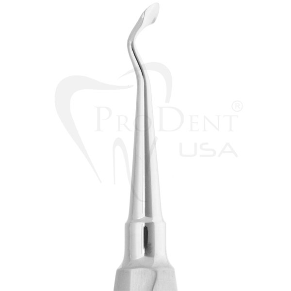 ProDent USA 60R Spade Tip Elevator, Angled Right. The primary function