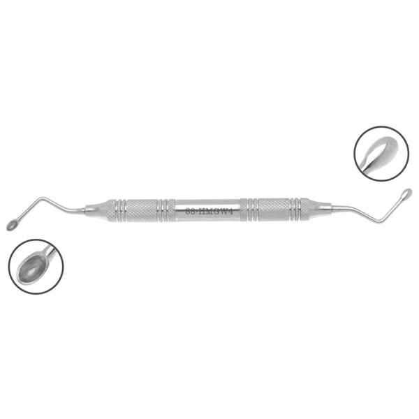 ProDent USA #4 Hemingway Bone Curette, 4.0mm