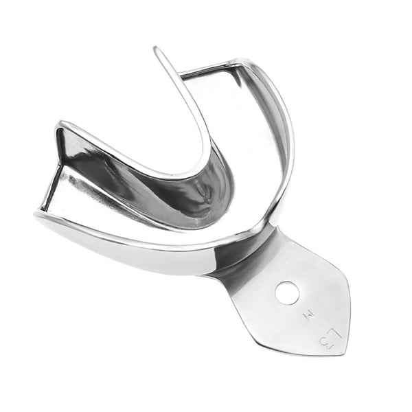 ProDent USA #3 Medium Lower Full Arch Solid Stainless Steel Impression Tray, Single impression tray
