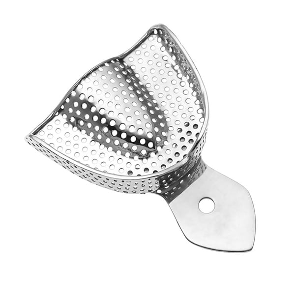 ProDent USA #3 Medium Upper Full Arch Perforated Stainless Steel Impression Tray, Single