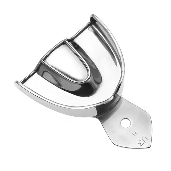 ProDent USA #3 Medium Upper Full Arch Solid Stainless Steel impression tray, Single impression tray