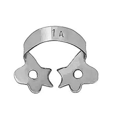 ProDent USA Clamp #1A for Canines and Premolars, Winged Smooth. Stainless steel rubber dam clamp