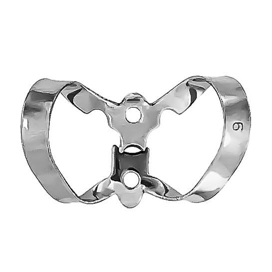 ProDent USA Clamp 6 Labial Winged, Incisor And Central, Single rubber