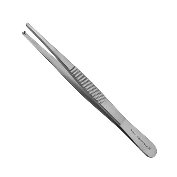 ProDent USA 5" Tissue Forceps, 1 x 2 teeth