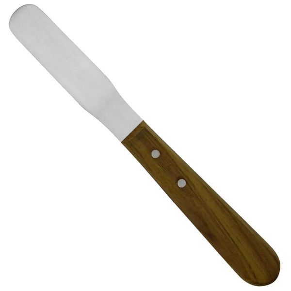 ProDent USA #8R Plaster Spatula, Stainless Steel with 4" Blade and Wooden Handle. For mixing