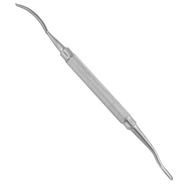 ProDent USA #10 Bone File, Double-Ended, 1/Pk. 7mm & 6.5mm serrated ends, hollwo stainless steel