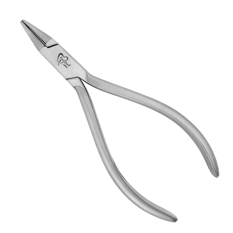 ProDent USA 107 Round Nose Pliers, Rounded Tips, Stainless Steel, 1/Pk. Box joint style pliers