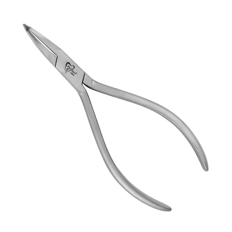 ProDent USA 111 How Pliers, Curved Tips, Stainless Steel, 1/Pk. Curved and serrated working ends