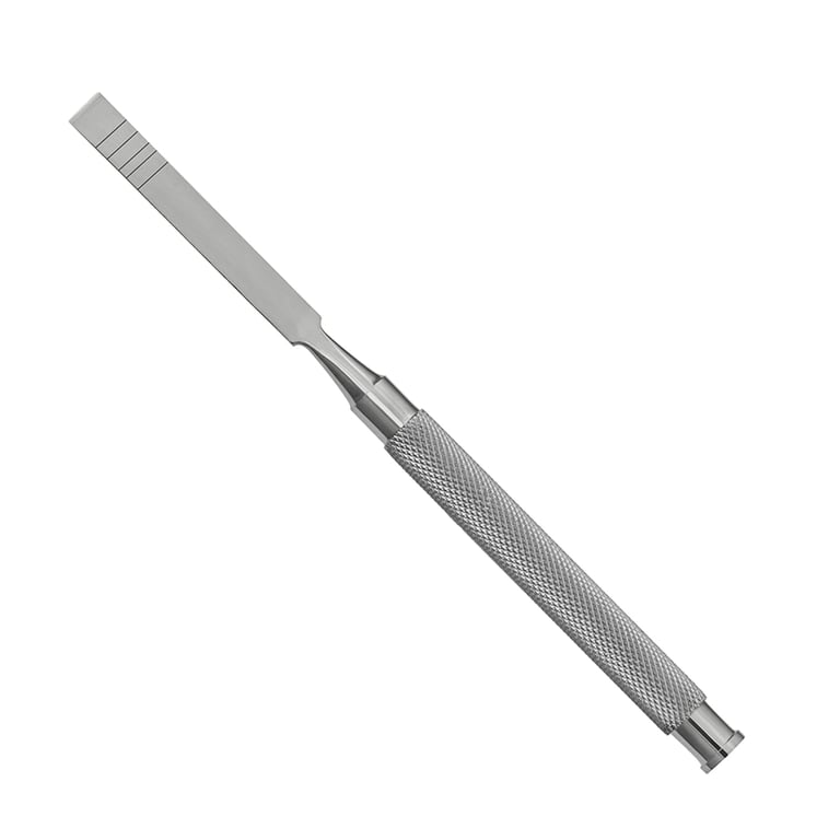 ProDent USA 7.5 mm Osteotome Blade, Straight, Single Instrument. Used to cut and prepare the bone