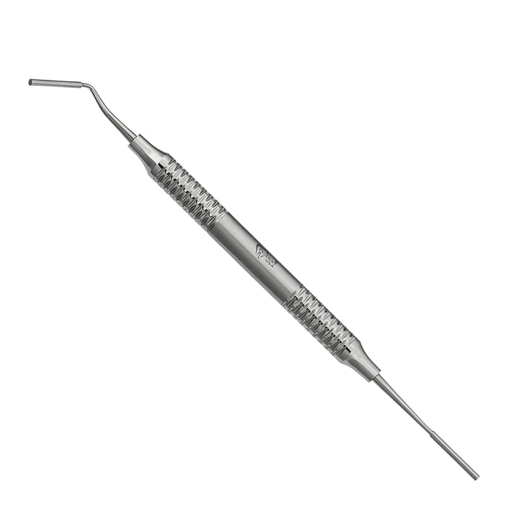 ProDent USA Bone Condenser Straight & Angled, Serrated, Single Instrument. Used in bone grafting