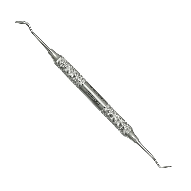 ProDent USA Double-ended CK-3 Crane Kaplan Periodontal Knife, Single Instrument. Used to remove