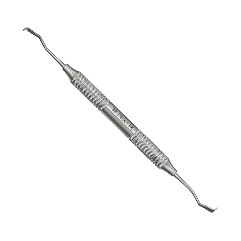 ProDent USA Double-ended 13K/13KL Kirkland Periodontal Chisel, Single Instrument. Used to remove