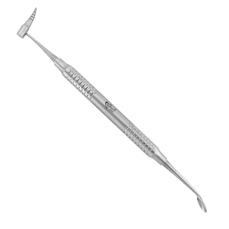ProDent USA Tapered "Unicorn" Bone Packer and Scoop, Single Instrument. Horn-shaped bone packer