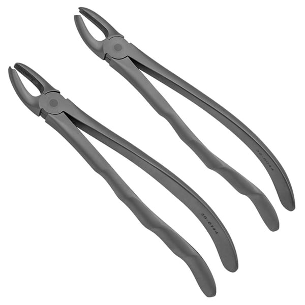ProDent USA Upper Right & Upper Left Molar Extraction Forceps. Ergonomic, finger-rest handles