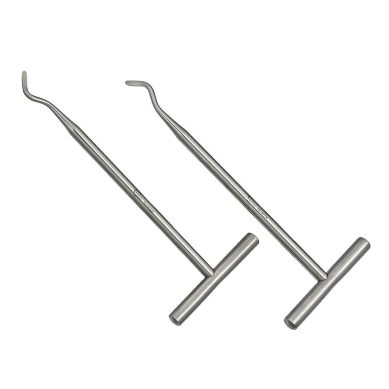 ProDent USA Potts Elevator Set, 2/Pk. Right and Left Potts elevator with a crossbar handle
