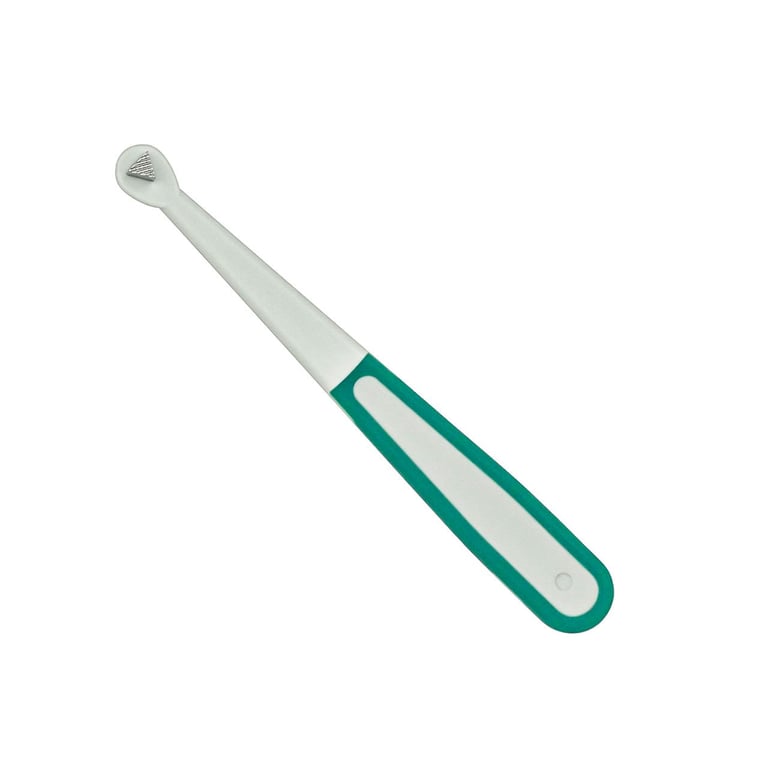 ProDent USA Triangular Tip Bite Stick with Plastic Handle, Single-Ended, Green, 1/Pk. Used to seat