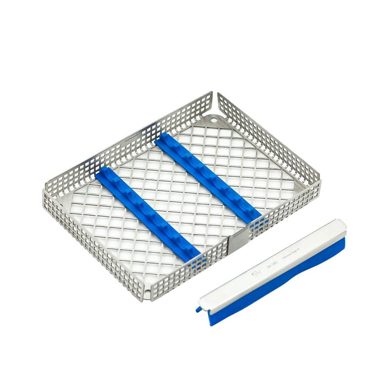 ProDent USA Microsurgery Cassette, 7.5" x 5.5" x 1", Single Cassette. Holds 8 instruments; open