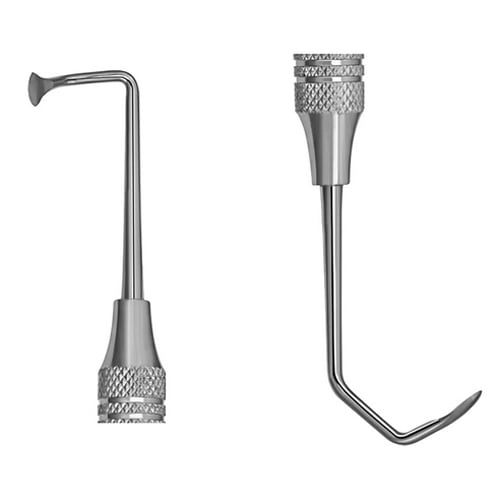ProDent USA #2/4 Combination Sinus Curette with Hollow #H4 Stainless Steel Handle 1/Pk