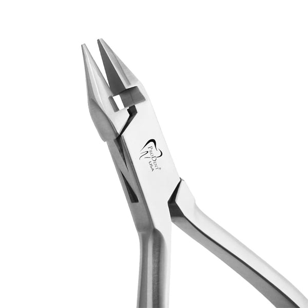ProDent USA Bird Beak Pliers, Long Beak with Cutter, Standard .35 Tip for Wire Round .020-.028